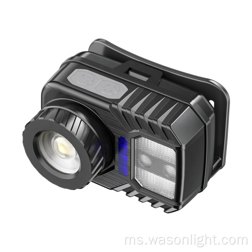 2023 Ketibaan Baru Tangan Cemerlang Tangan Percuma Percuma LED Headlamp Wide Beam Zoomable Ultra Bright Head Obor Lampu suluh untuk Berkhemah